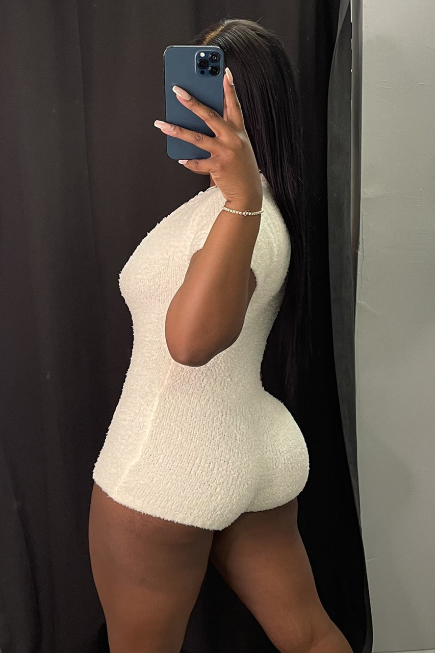 Plus Size Cuddle Romper 3wishes.com